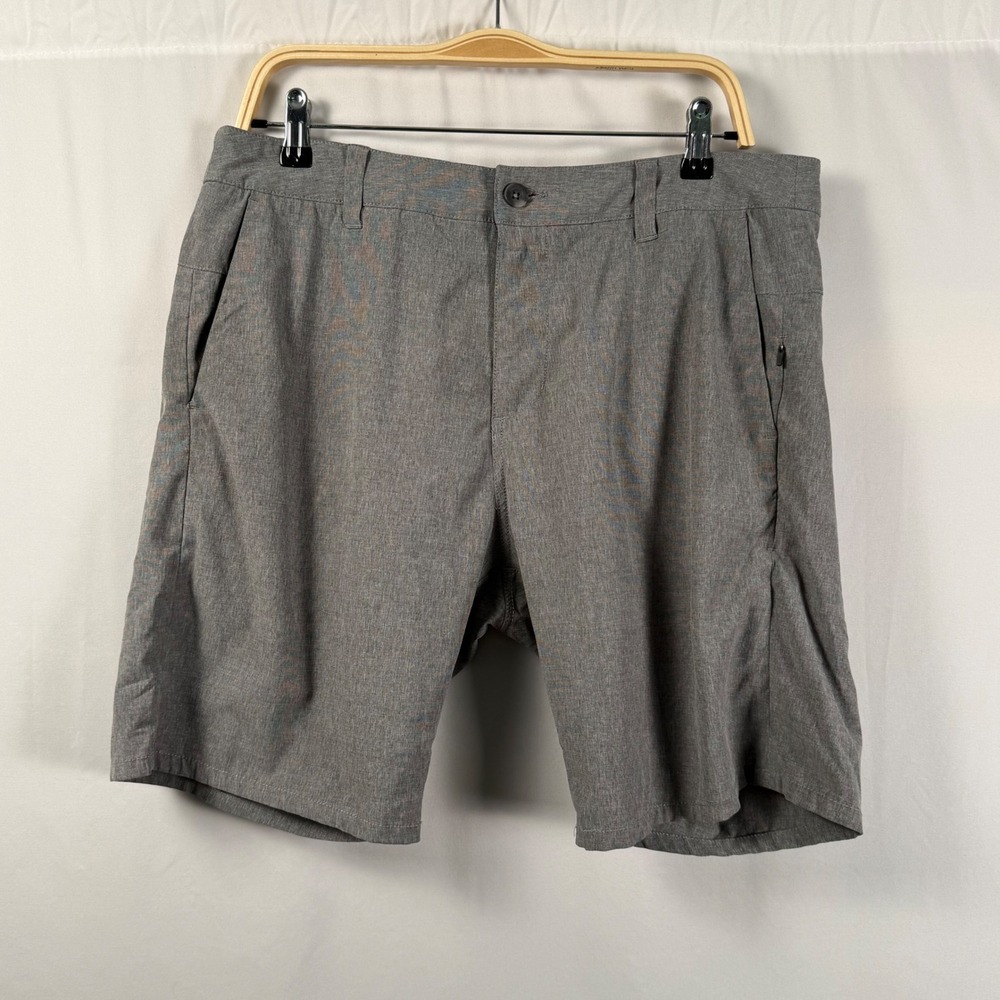 Vuori Aim Shorts Charcoal Heather Grey Performance Commuter Golf V368 Mens 33